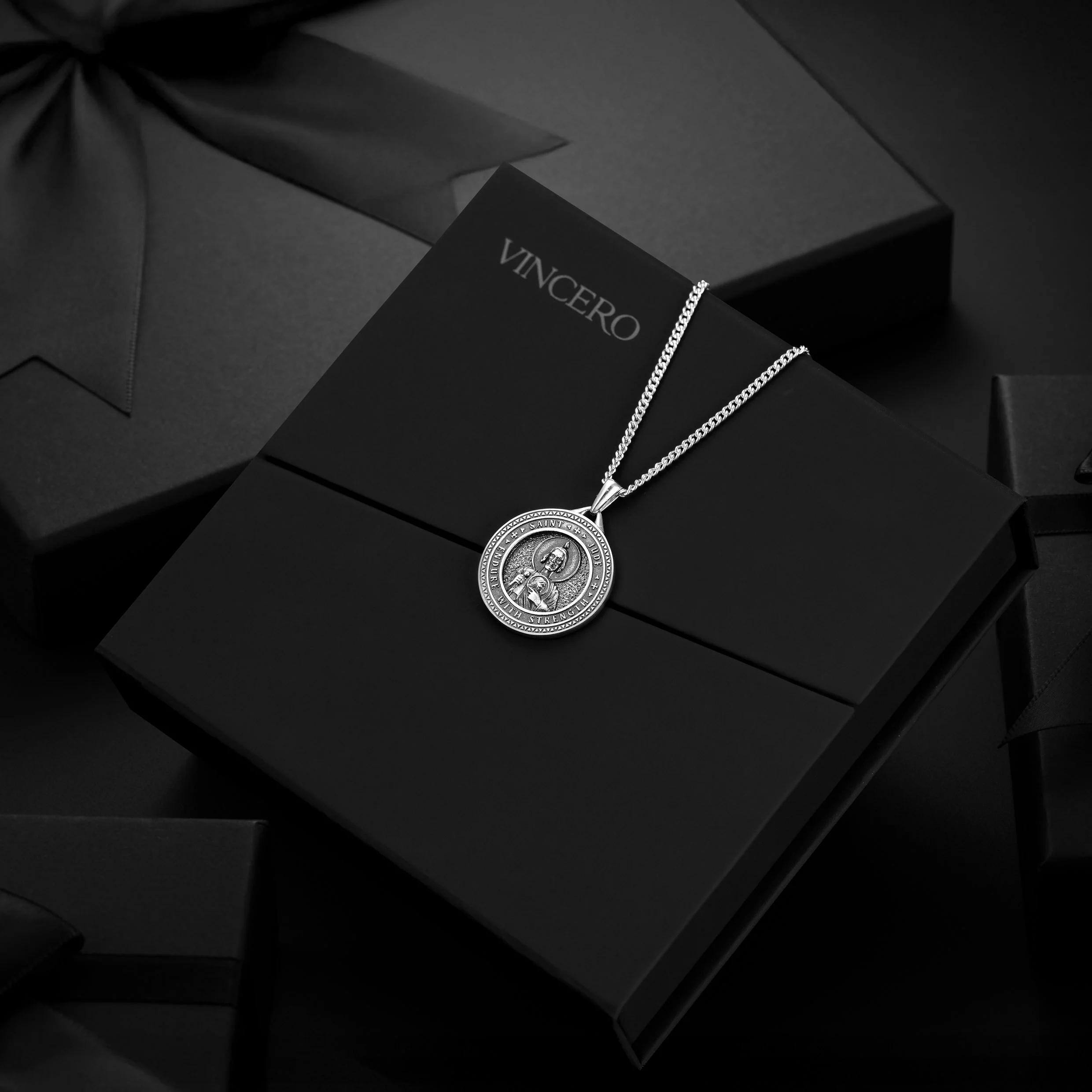St. Jude Pendant - Sterling Silver - Image 8