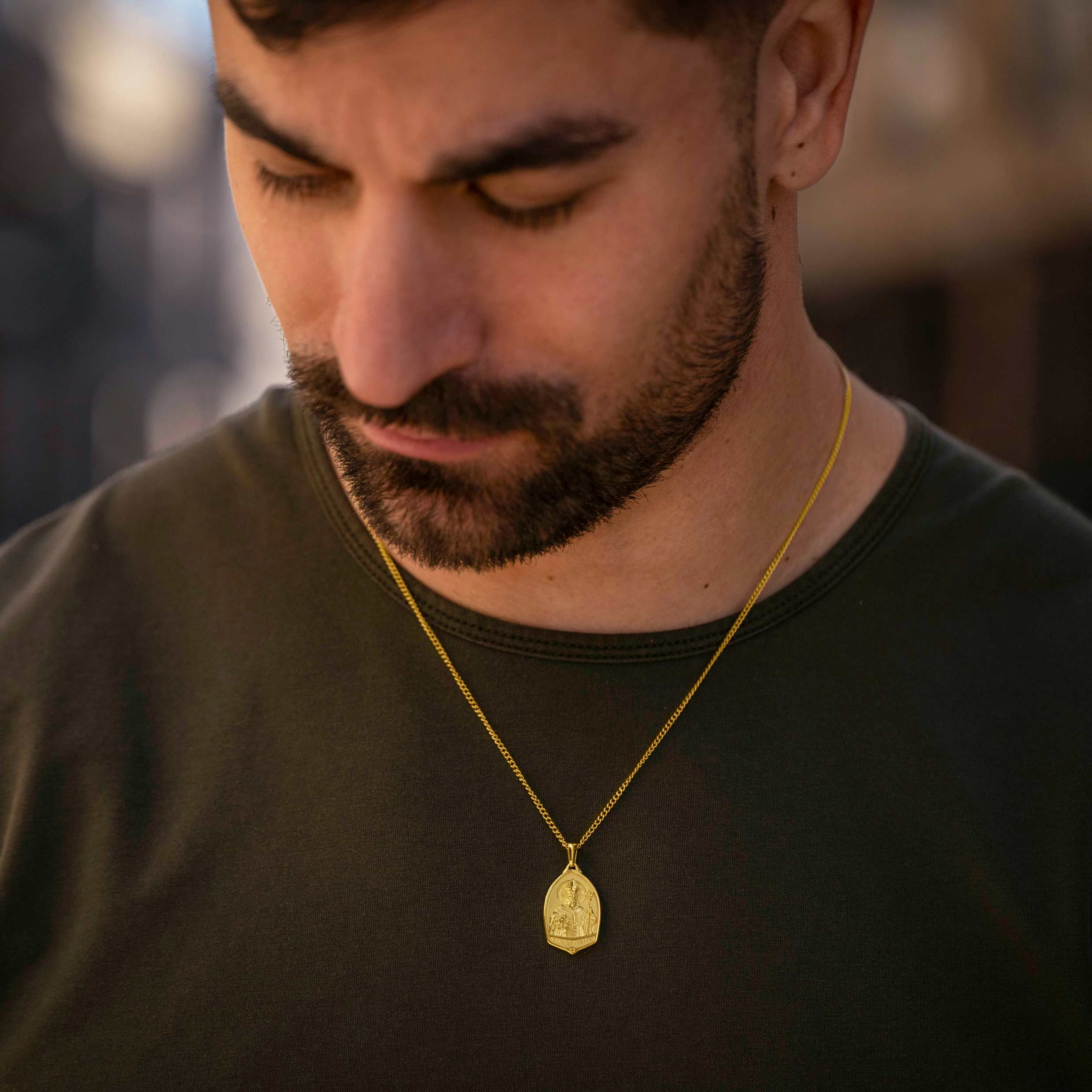 St. Patrick Pendant - 14K Gold - Image 7