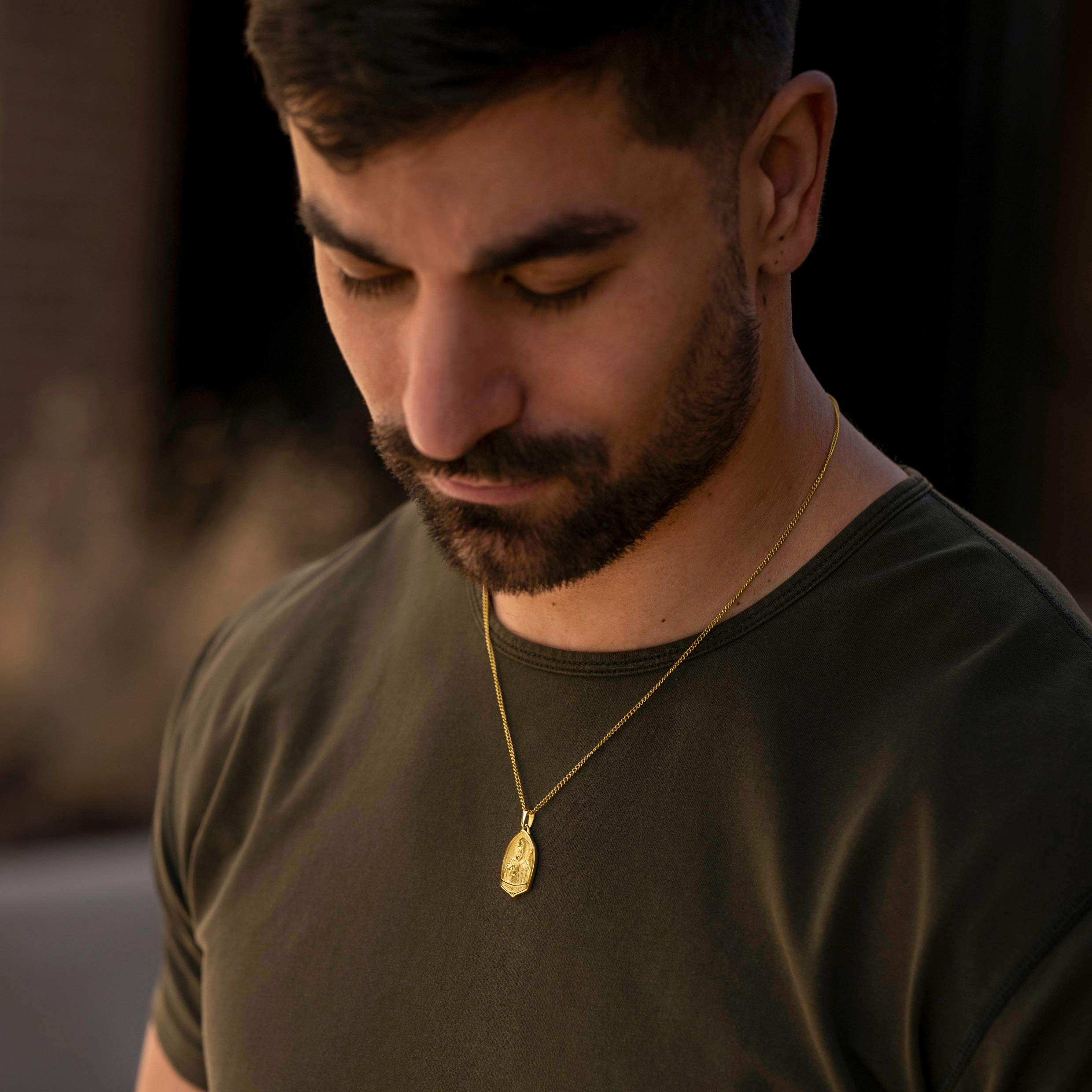 St. Patrick Pendant - 14K Gold - Image 8