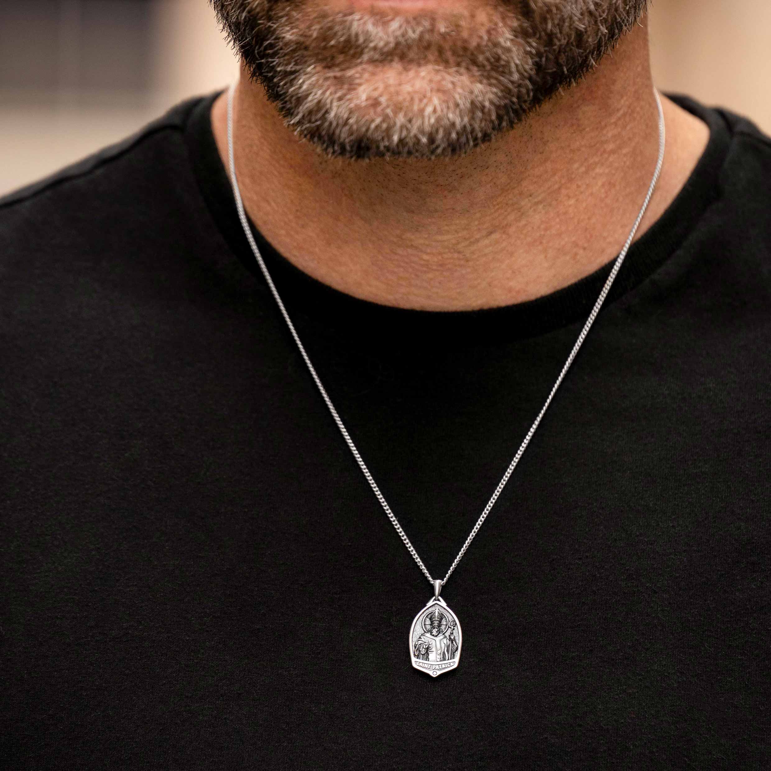 St. Patrick Pendant - Sterling Silver - Image 4