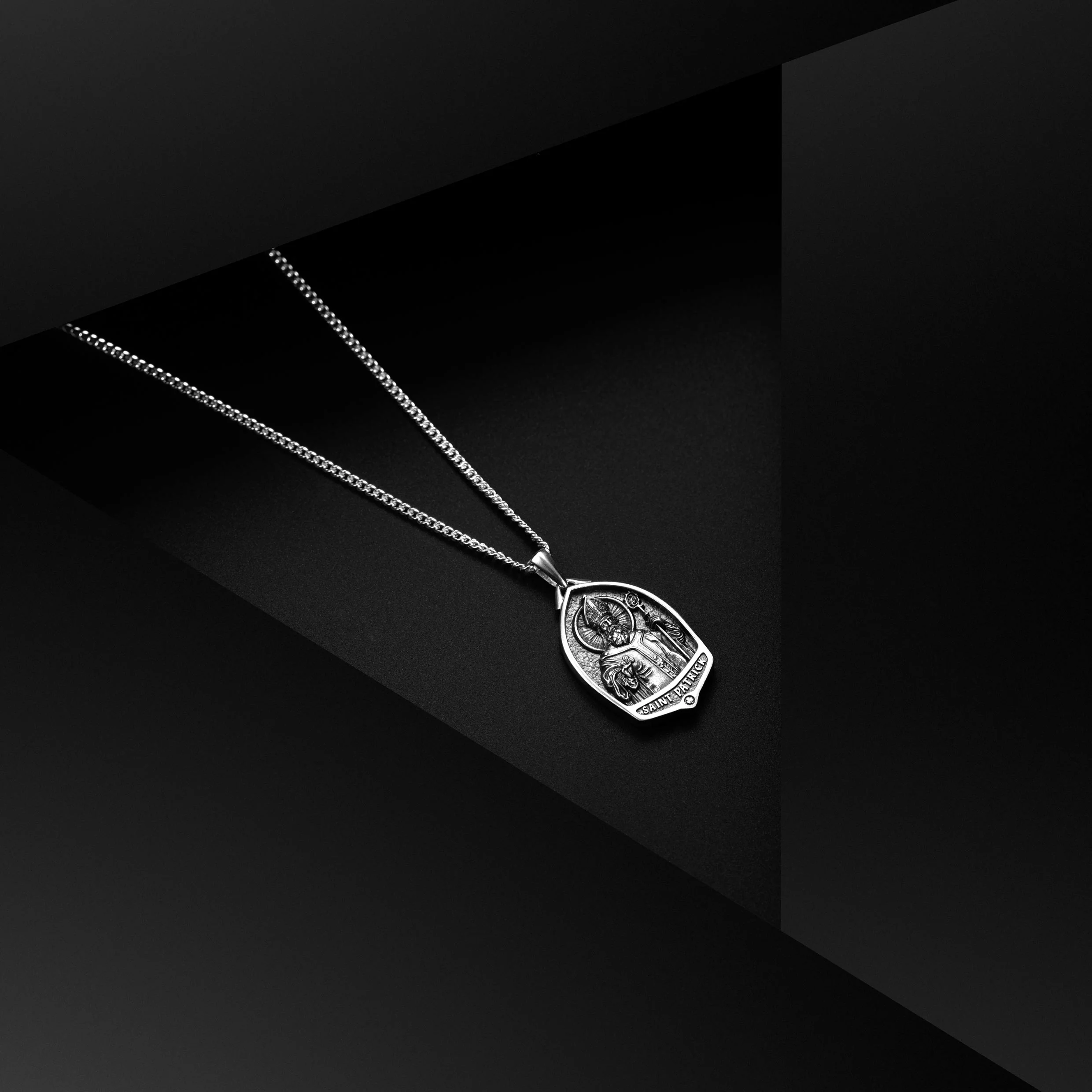 St. Patrick Pendant - Sterling Silver - Image 8