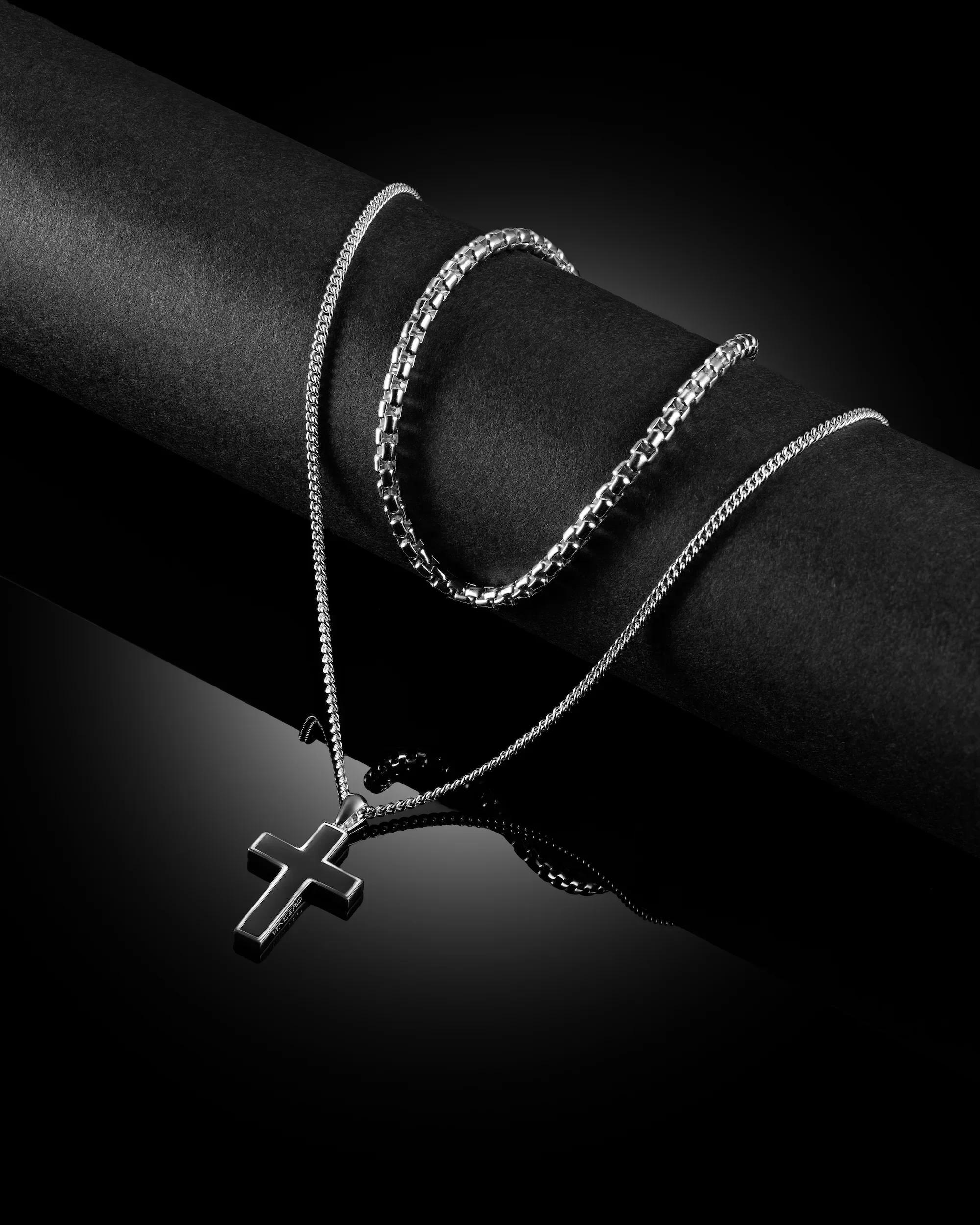 Stone Cross (Large) - Black Onyx - Image 4