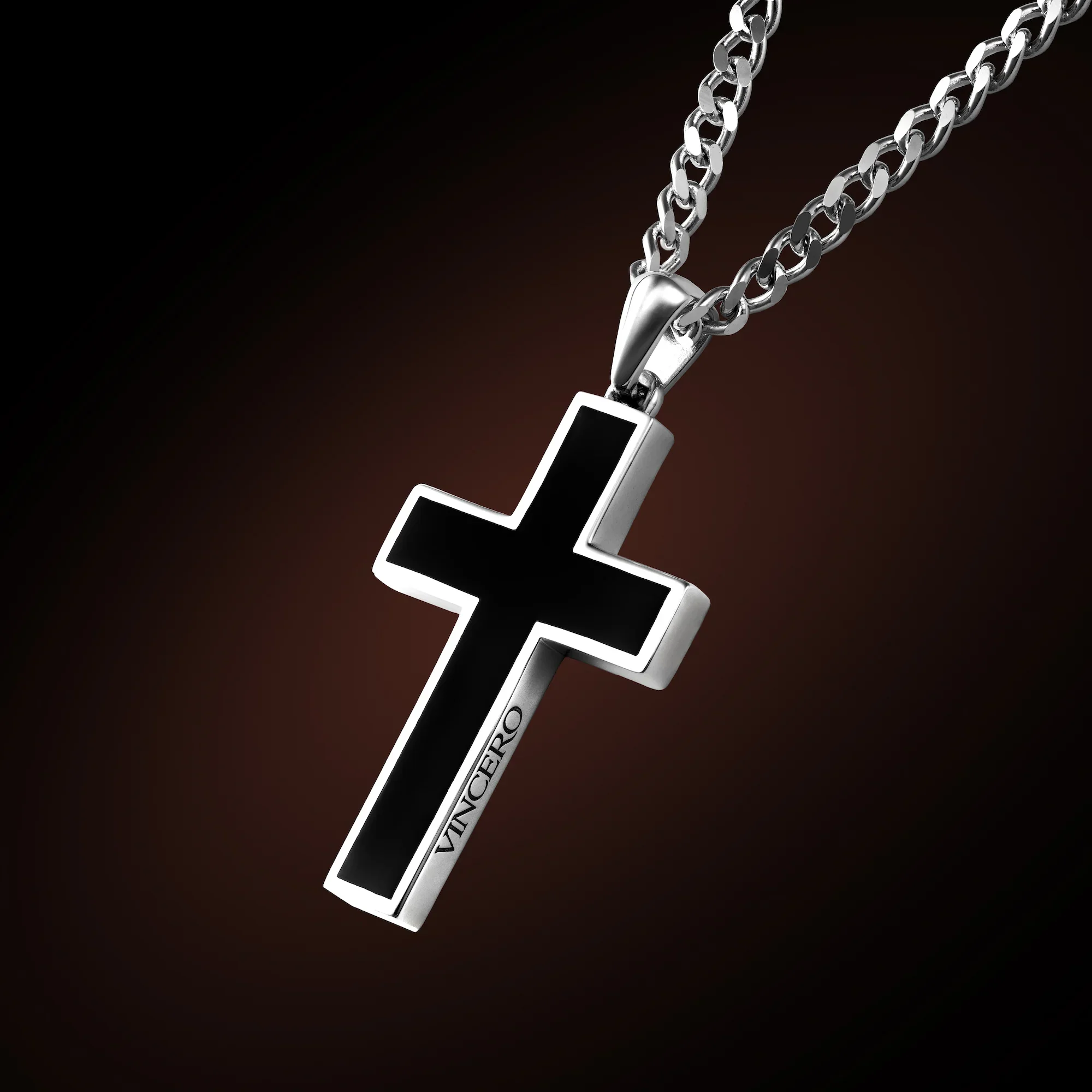 Stone Cross (Large) - Black Onyx - Image 8