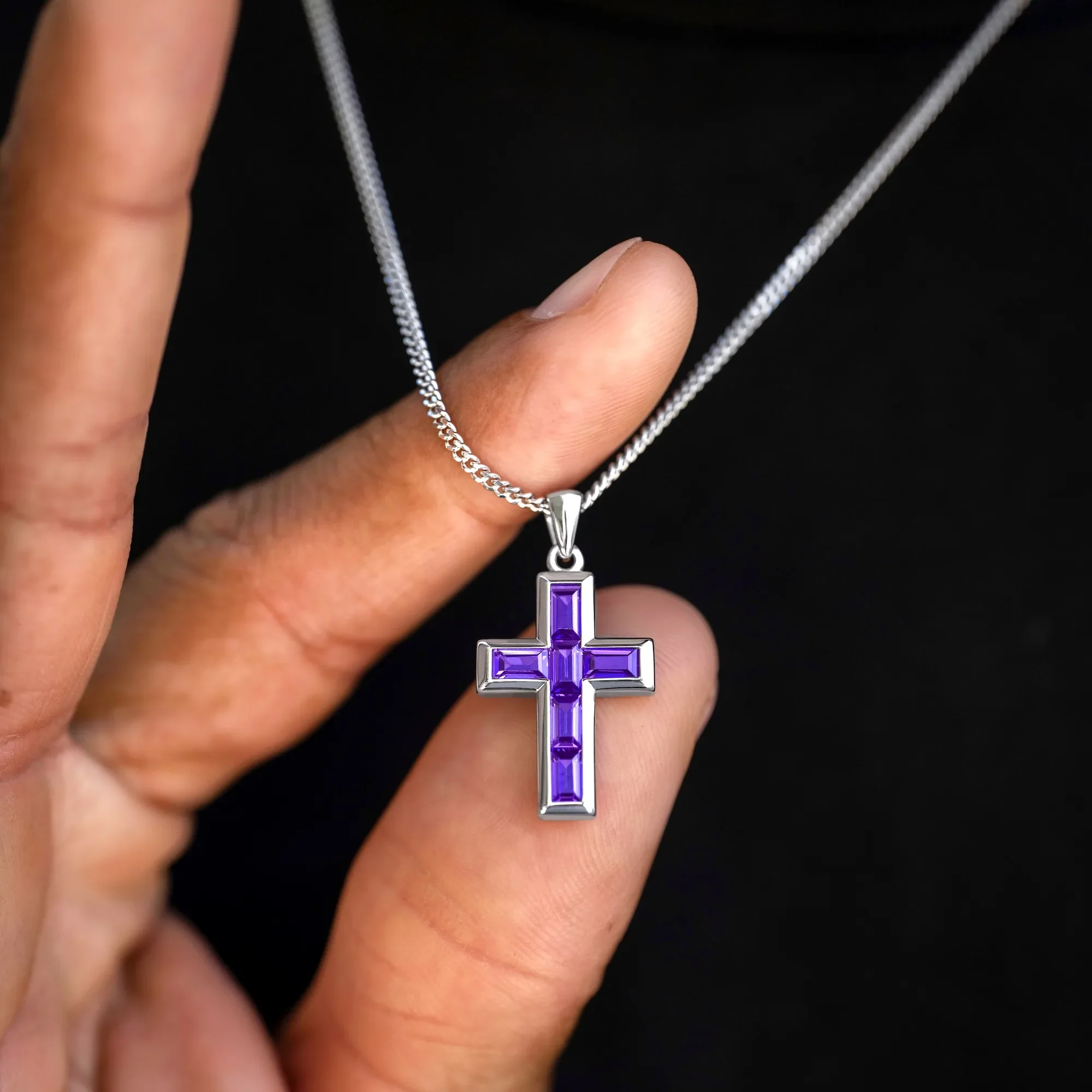 Stone Cross Set - Amethyst Set - Image 4