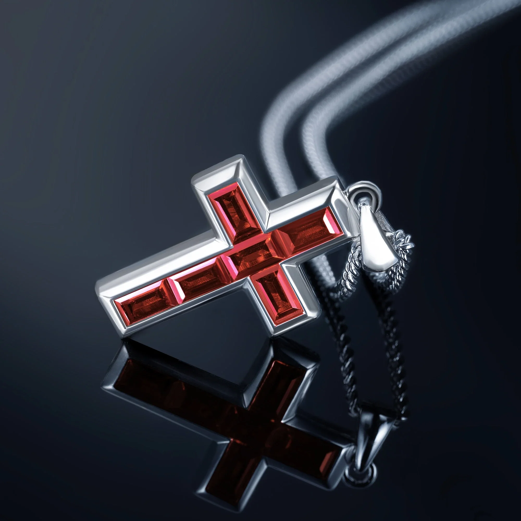 Stone Cross Set - Ruby Set - Image 4