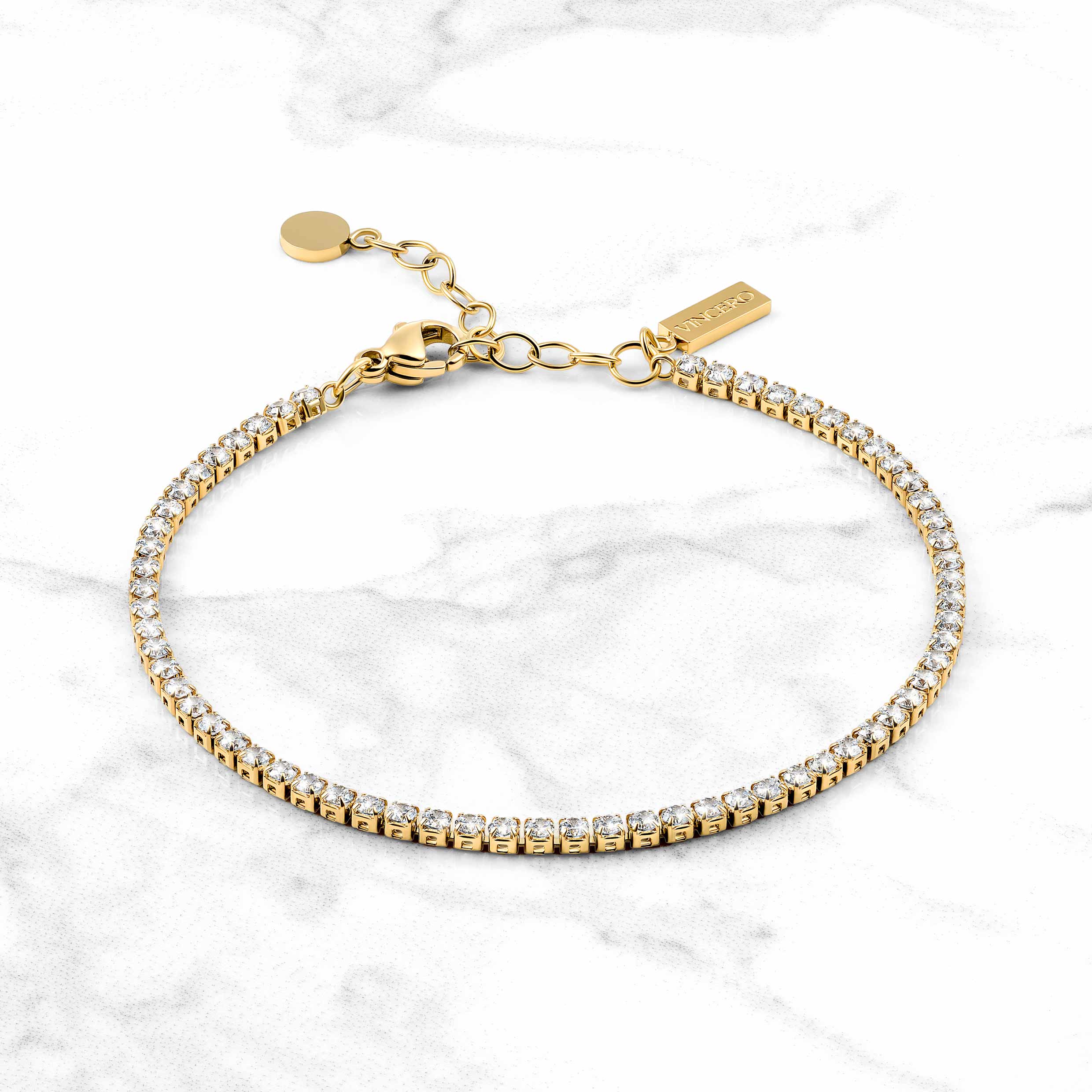 Tennis Bracelet - 14K Gold - Image 2