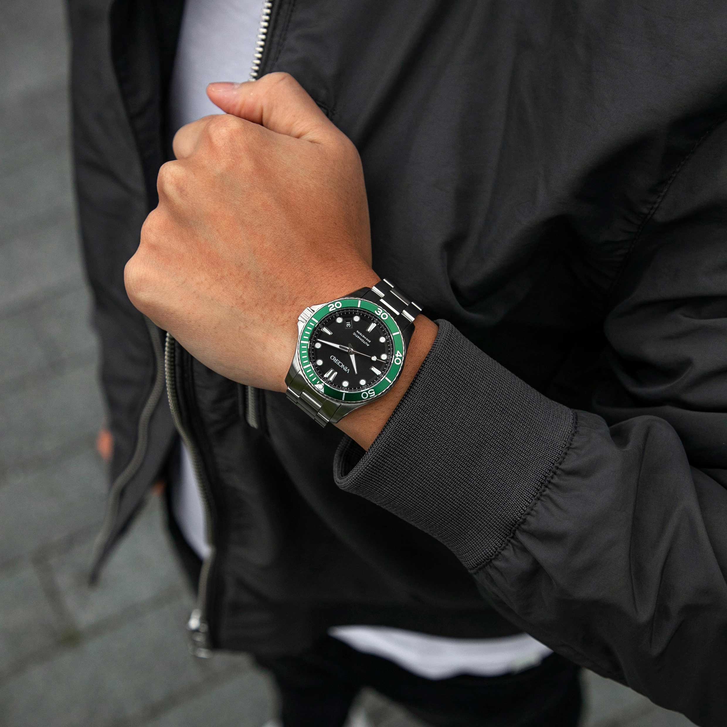 The Argo Automatic - Green/Silver - Image 6