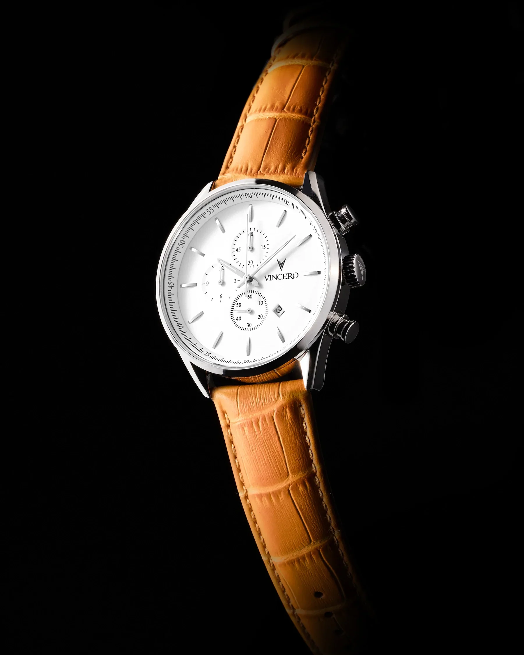 The Chrono S2 40mm - Silver/Tan - Image 6
