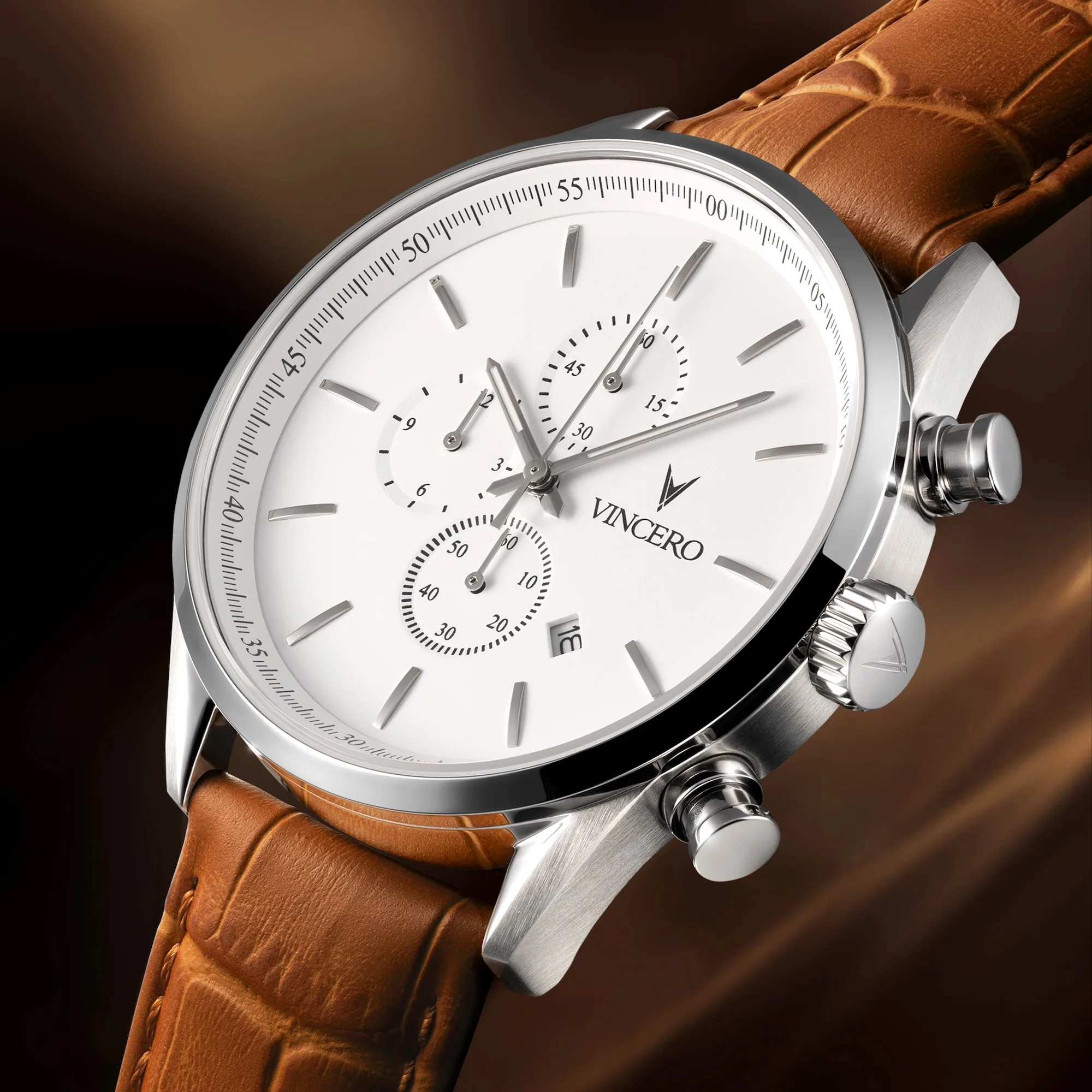 The Chrono S2 - Silver/Tan - Image 4