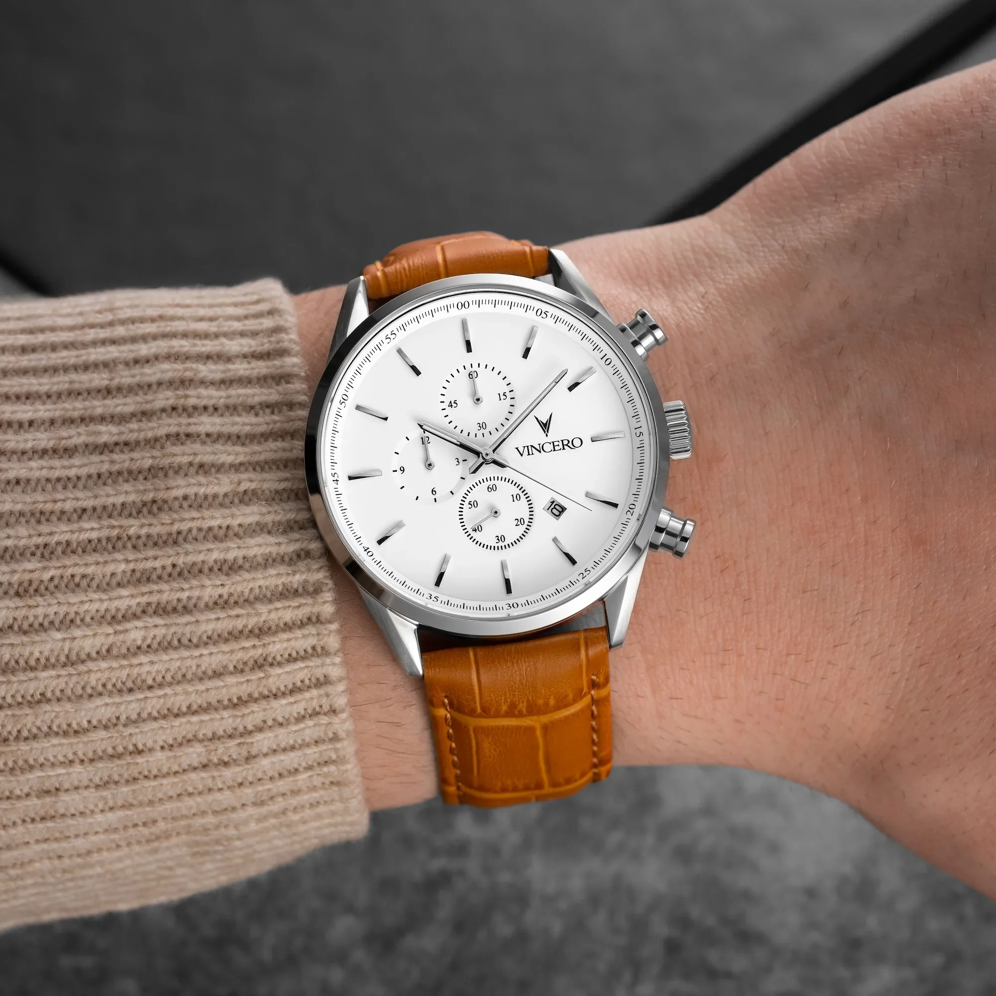 The Chrono S2 - Silver/Tan - Image 5