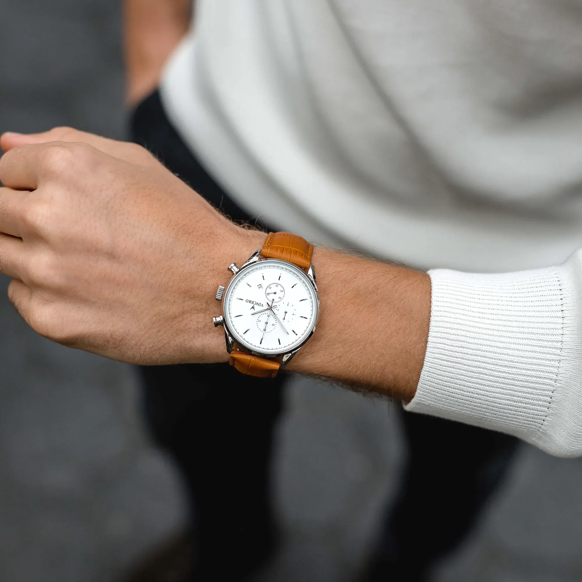 The Chrono S2 - Silver/Tan - Image 6