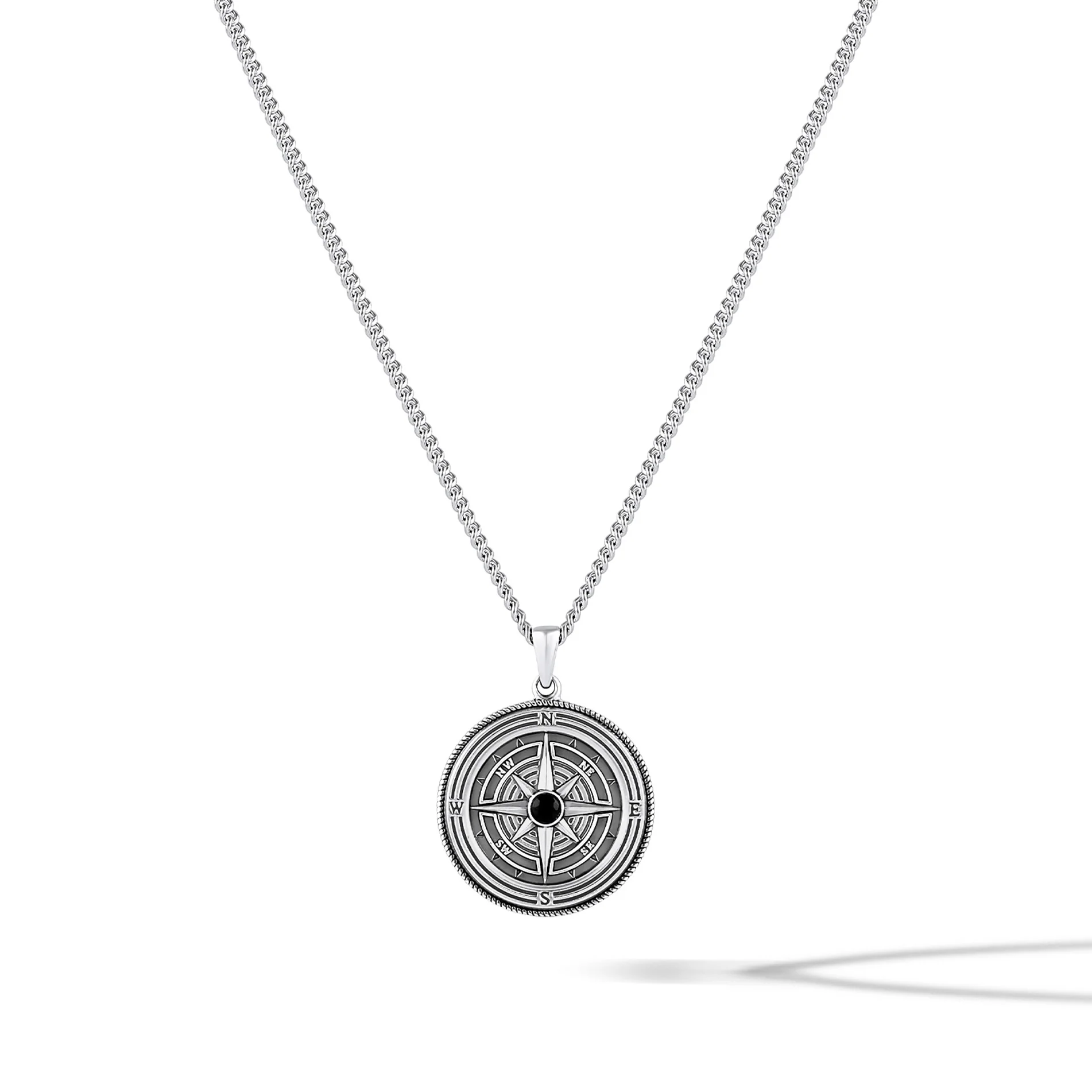 Compass Pendant - Sterling Silver - Image 11
