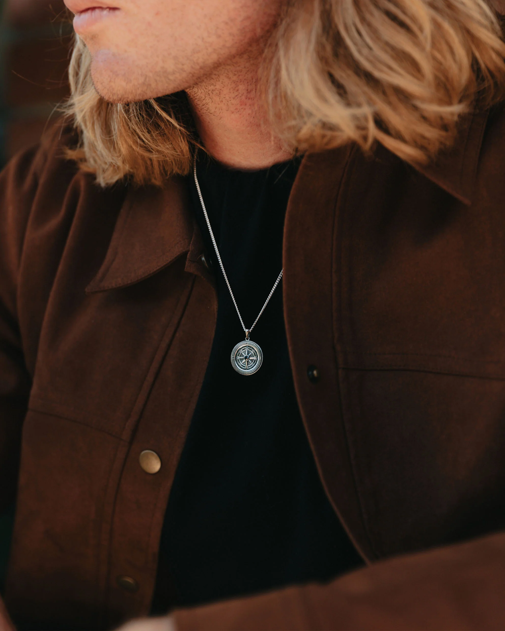 Compass Pendant - Sterling Silver - Image 6