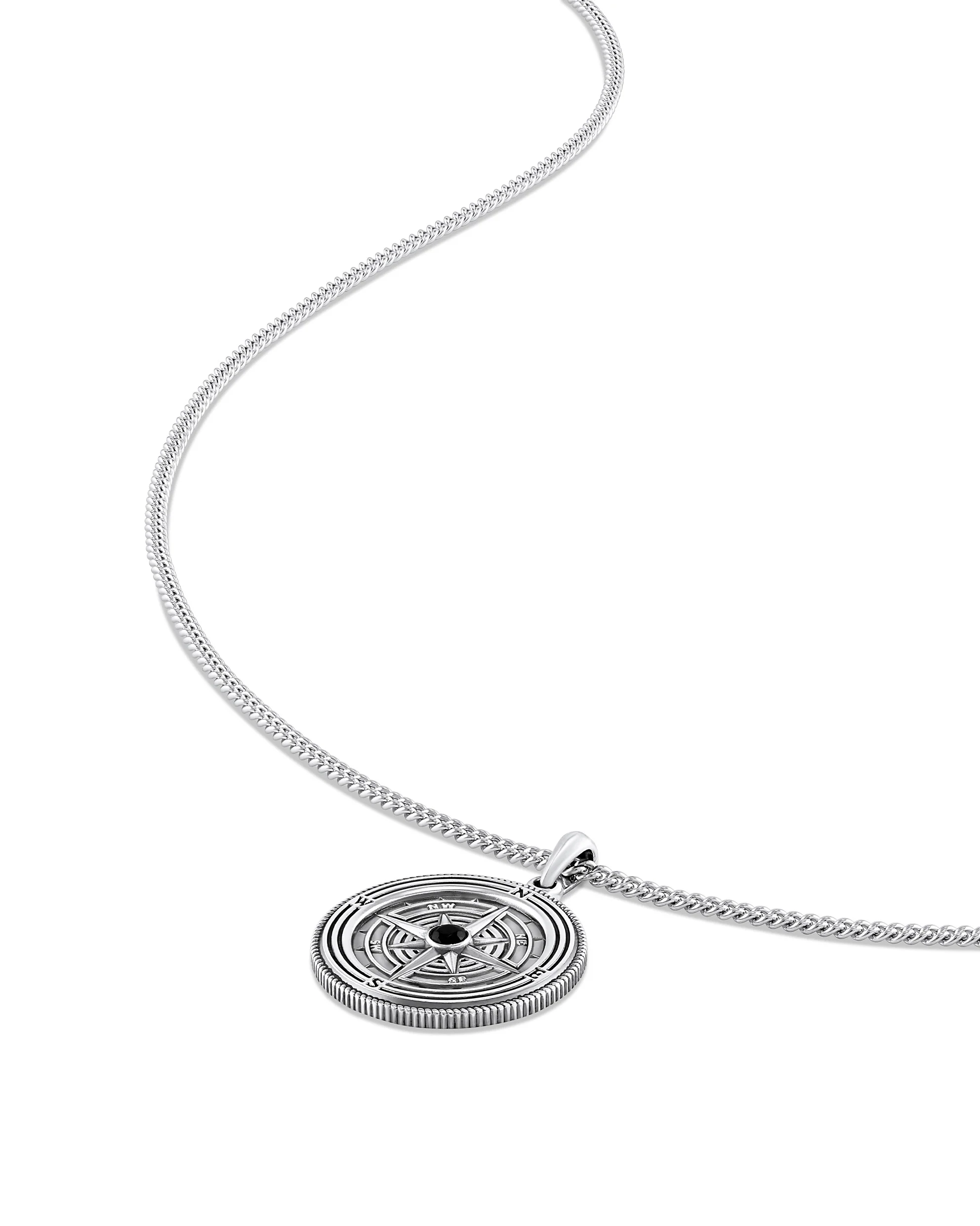 Compass Pendant - Sterling Silver - Image 7