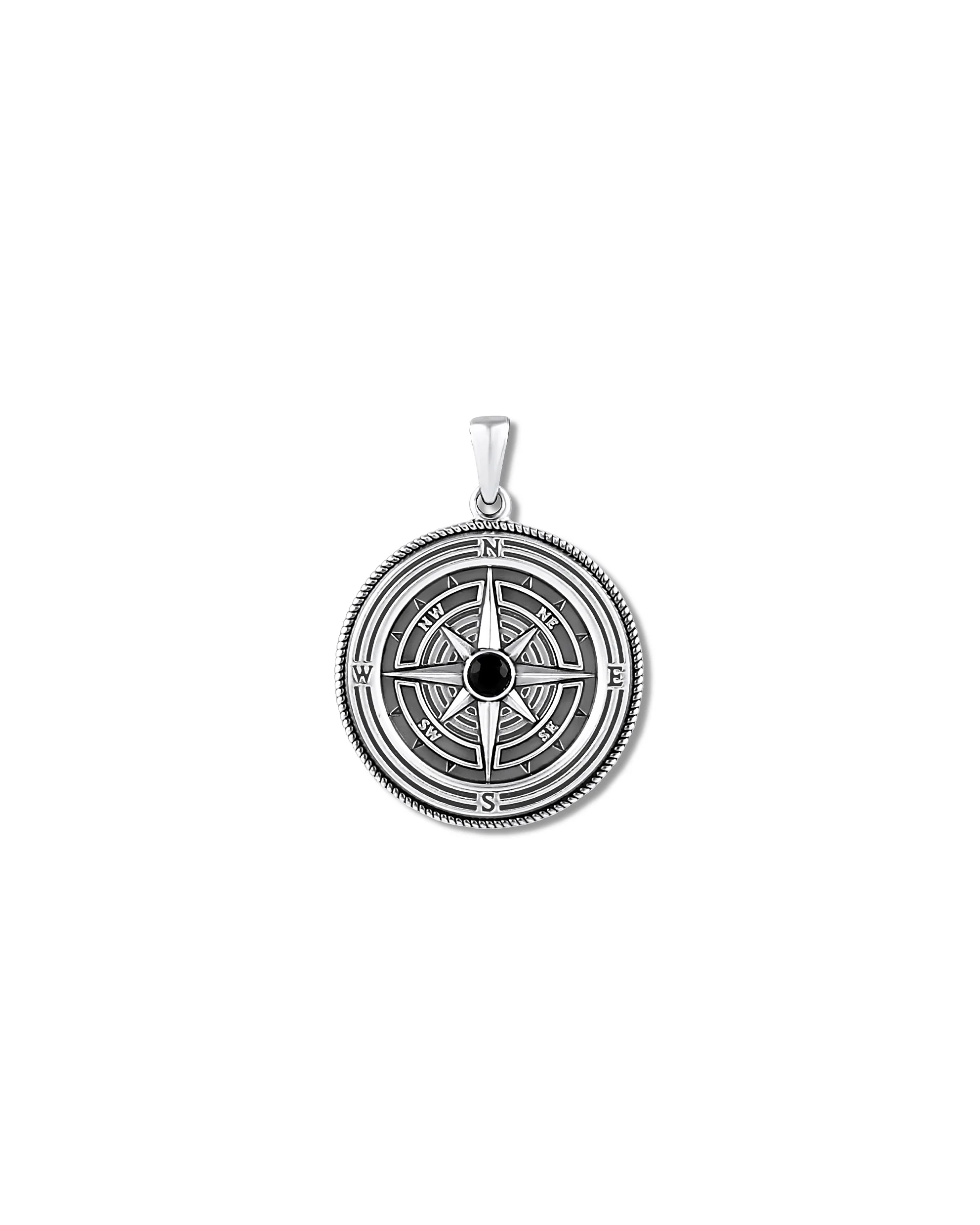 Compass Pendant - Sterling Silver - Image 8