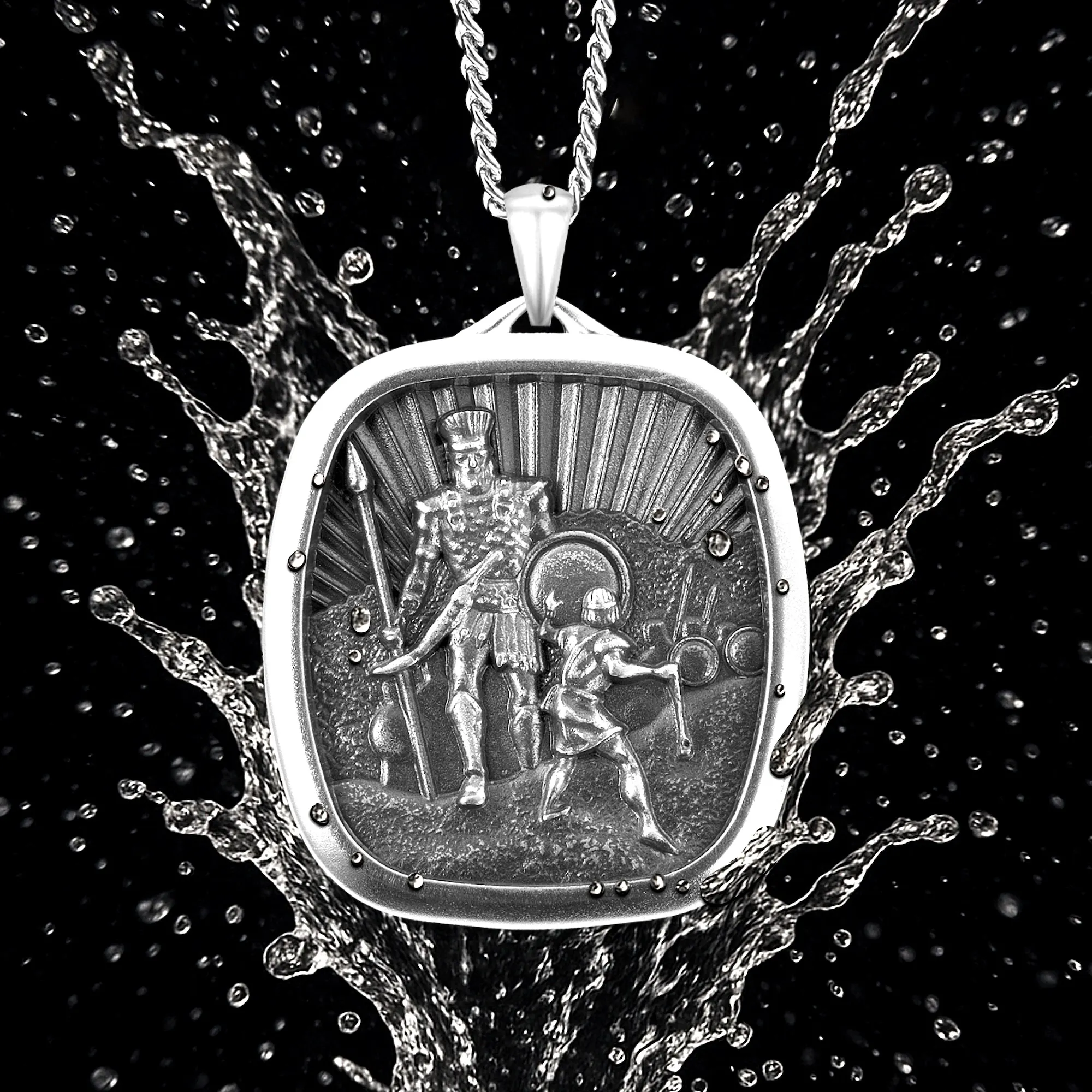 Unshakeable: David V. Goliath - Sterling Silver - Image 4