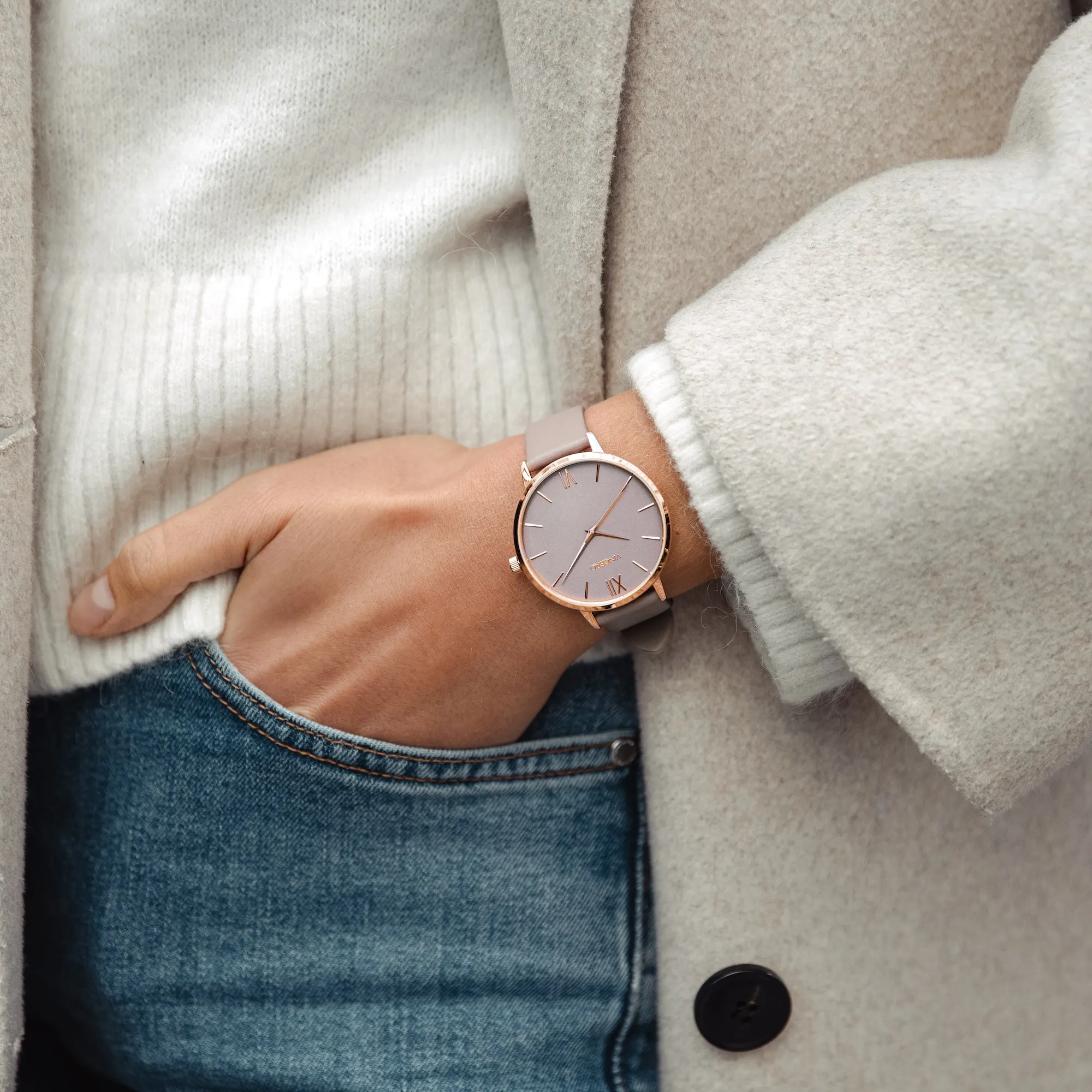 Eros Petite -  Rose Gold/Taupe - Image 7