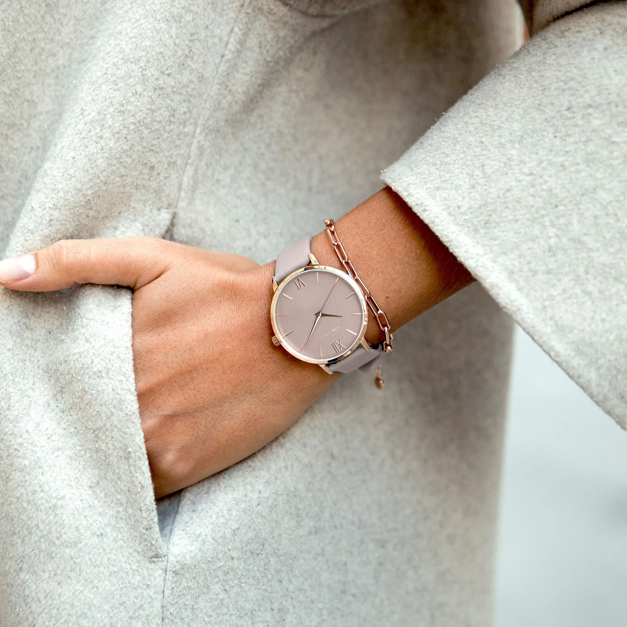 Eros Petite -  Rose Gold/Taupe - Image 5