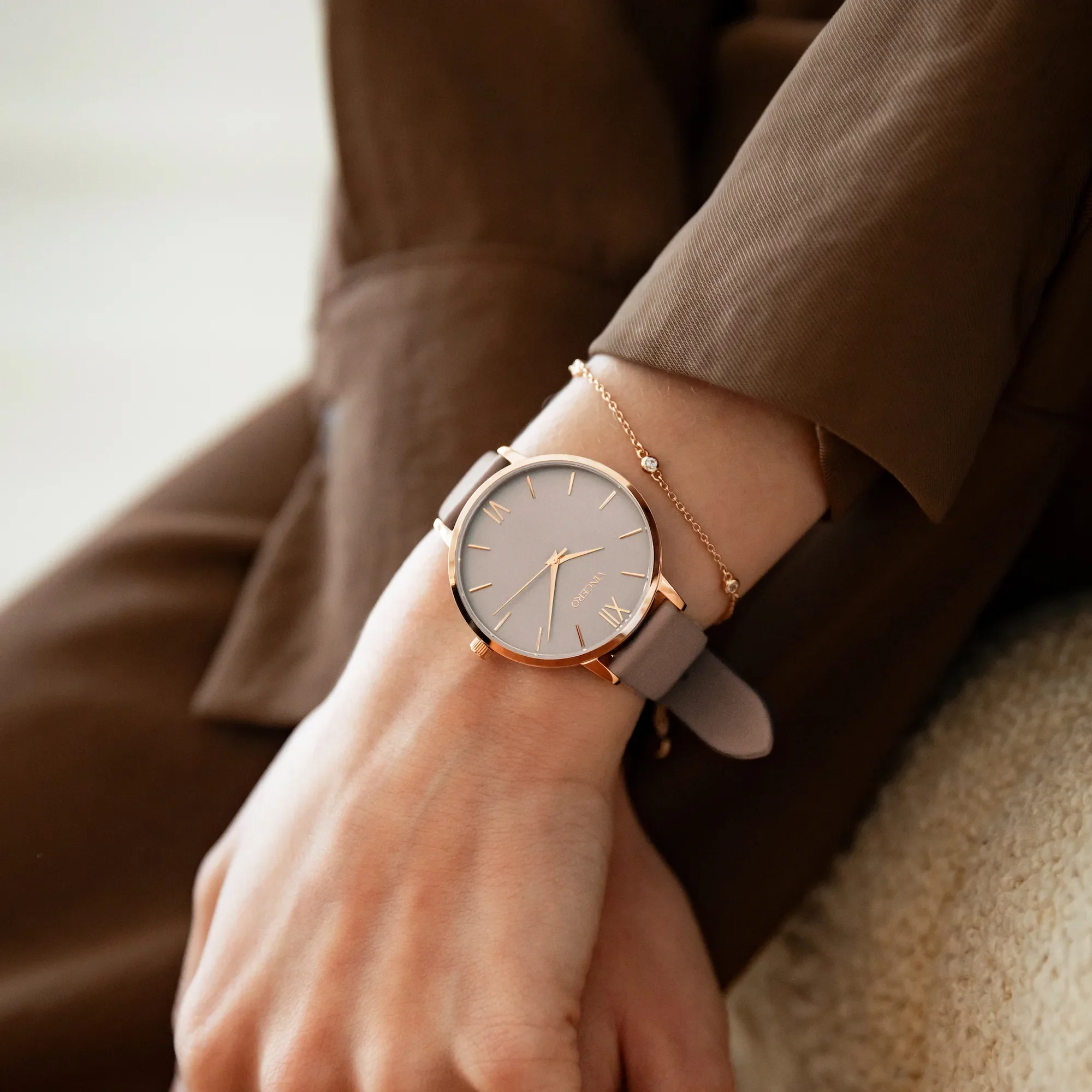 The Sapphire Trio Bracelet - Rose Gold - Image 4