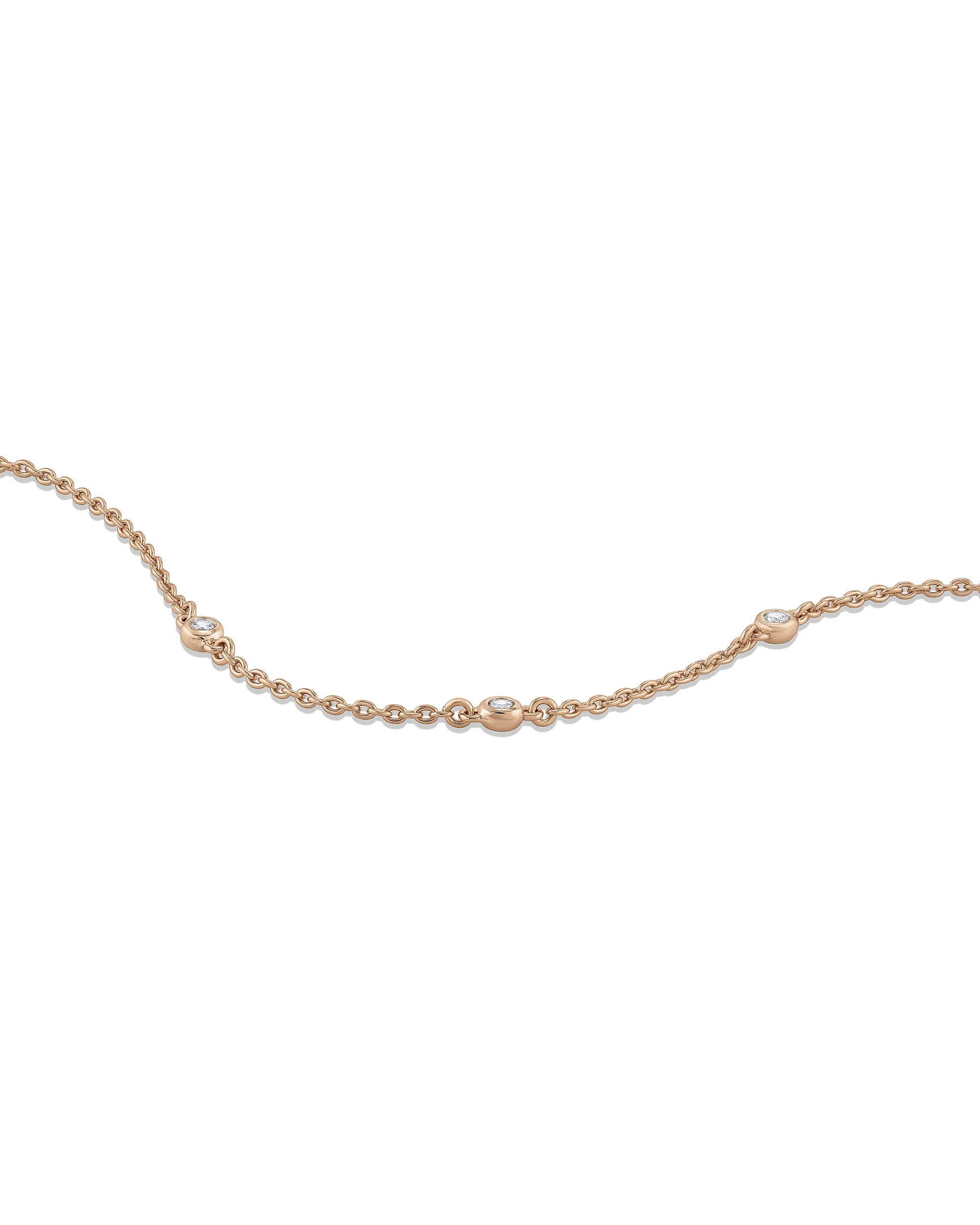 The Sapphire Trio Bracelet - Rose Gold - Image 7
