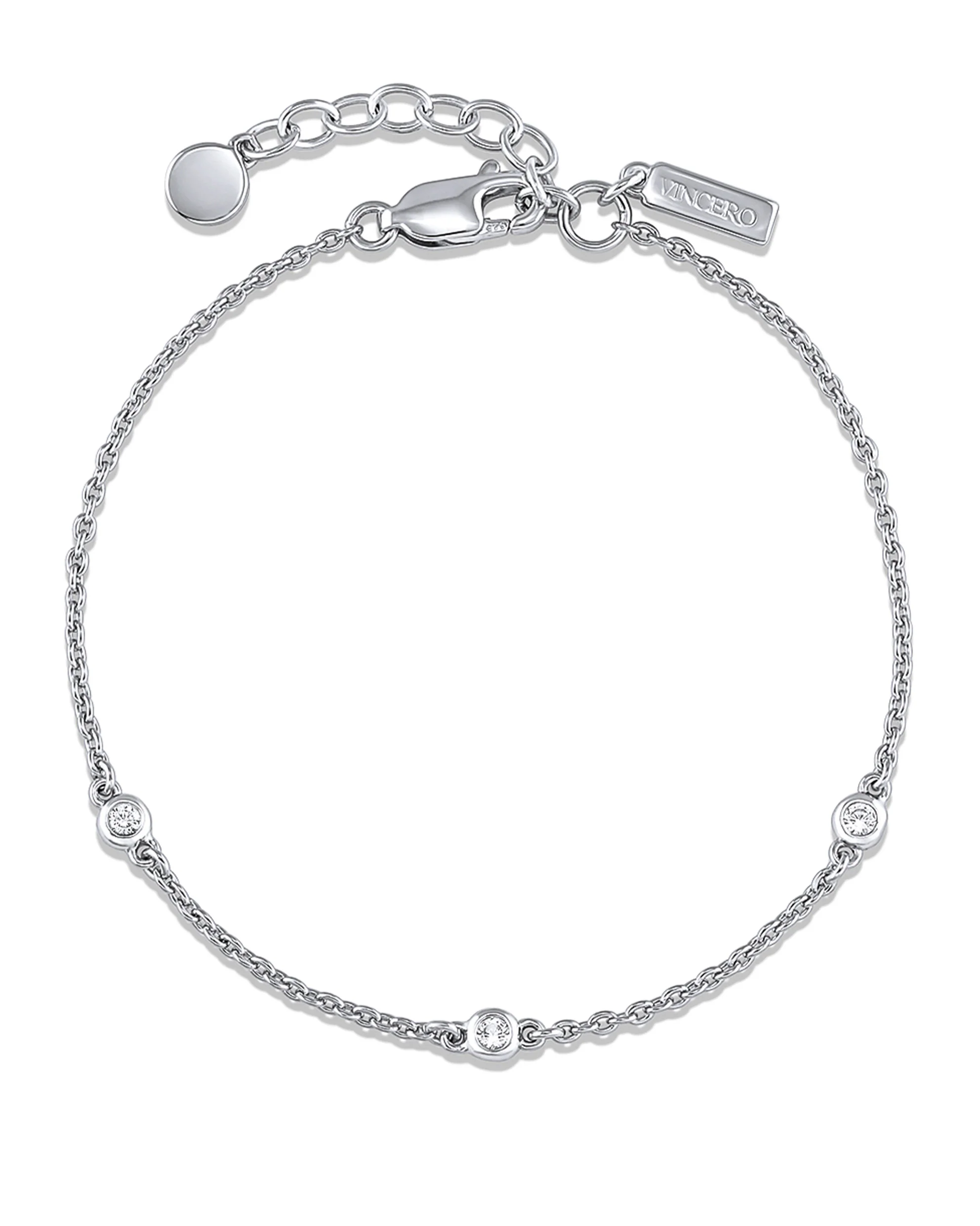 The Sapphire Trio Bracelet - Silver - Image 3