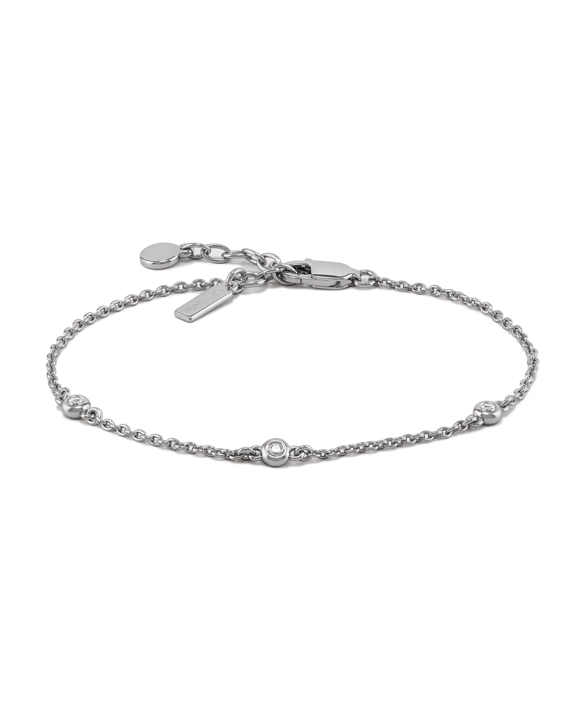 The Sapphire Trio Bracelet - Silver - Image 6