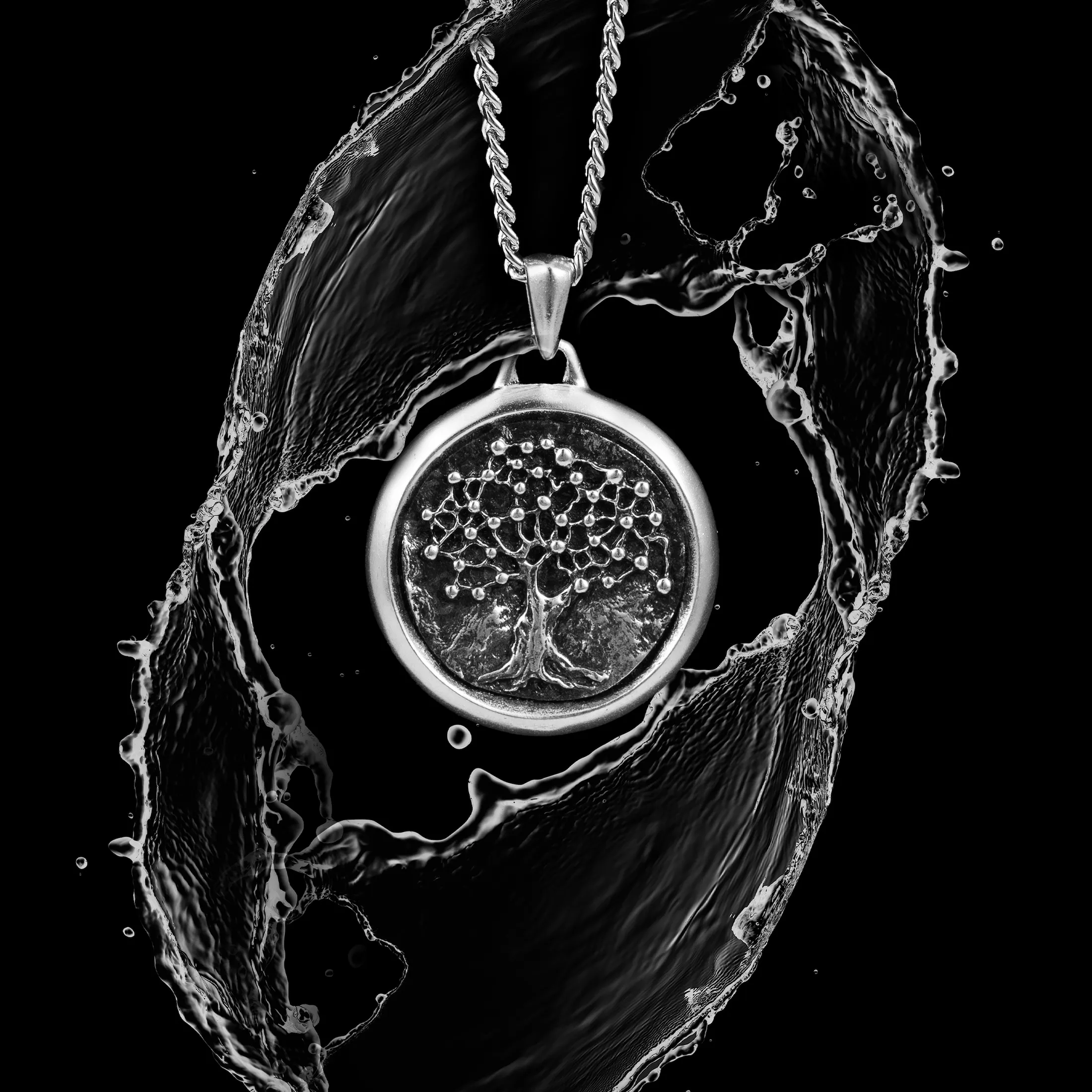Tree Of Life Amulet - Sterling Silver - Image 2