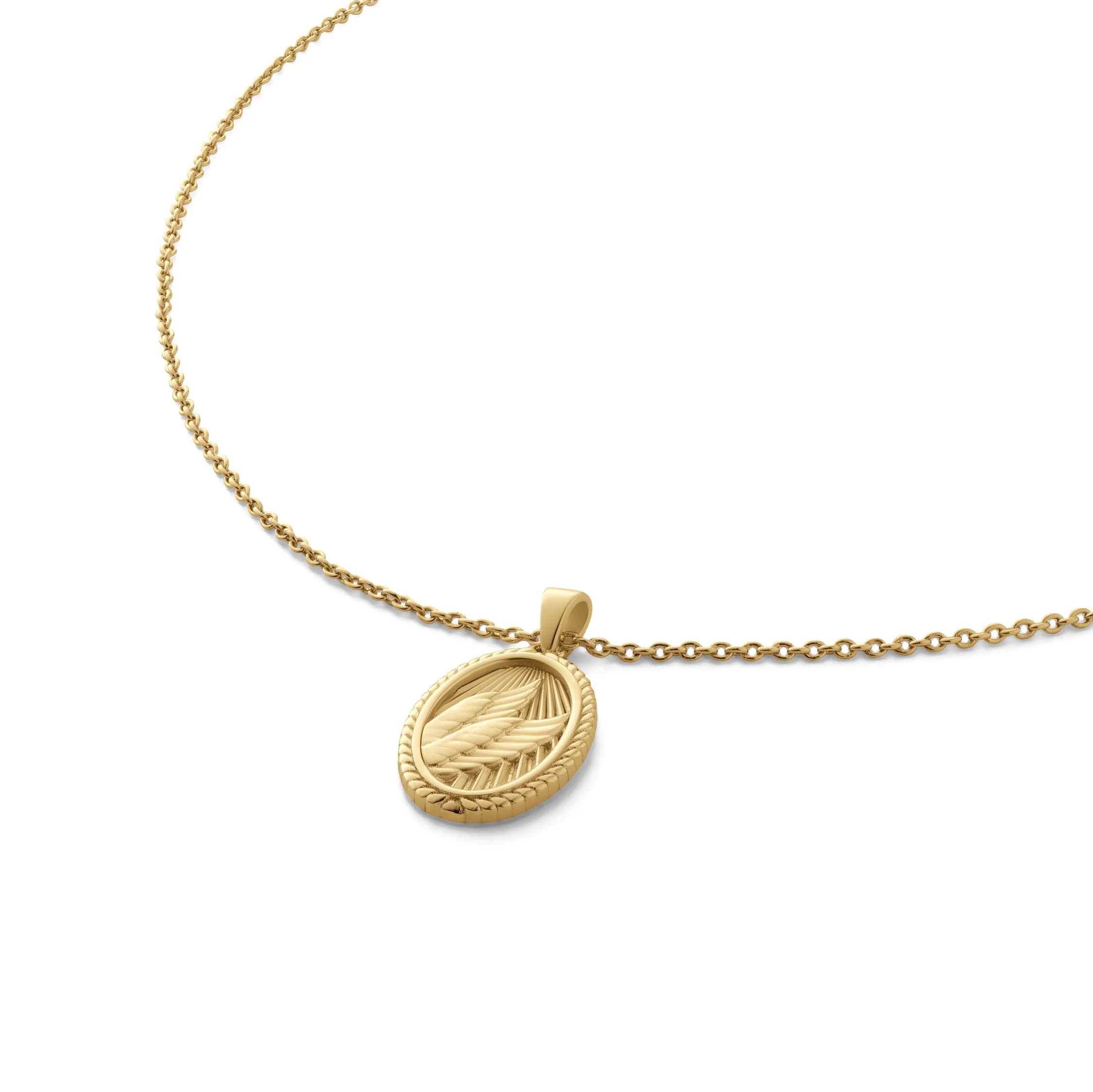 Victory: Wings Necklace - Gold - Image 6